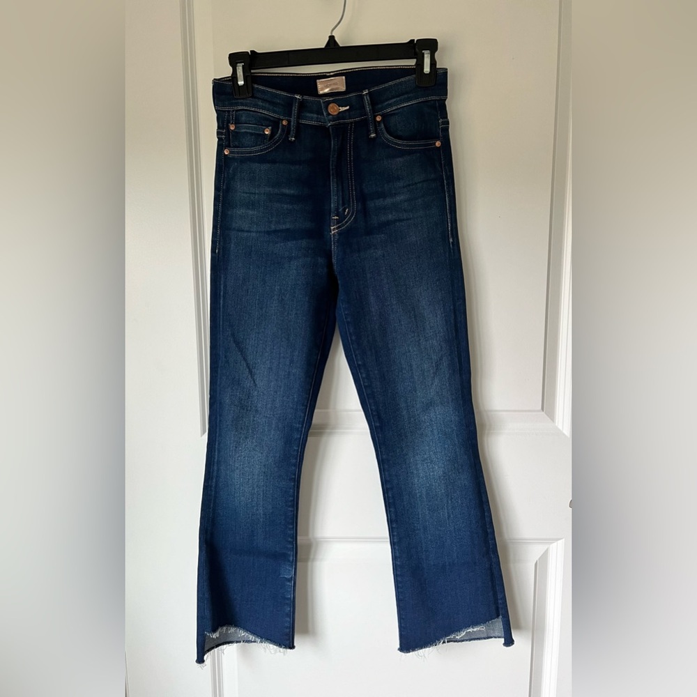 MOTHER denim Insider Crop Step Fray